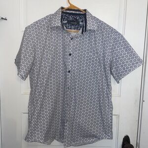 Coastal XL Short Sleeve‎ Button Up Blue Shirt